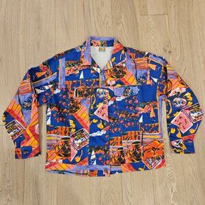 Vintage Ken Done printed denim jacket